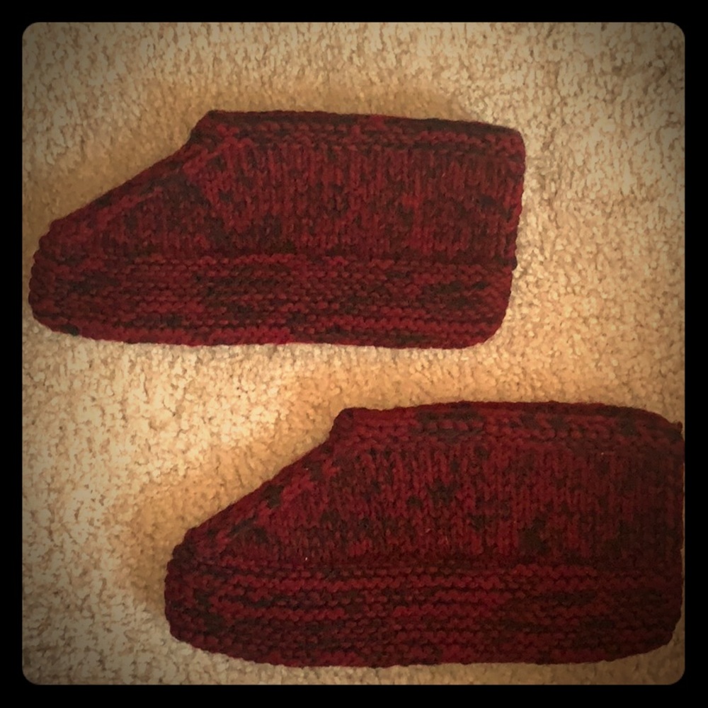 Handmade knitted house shoes/socks